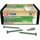 Grip-Rite PrimeGuard Plus 2 In. x 9 ga Star Drive Green Self-Drilling Exterior Screw (1 Lb.) Image 1
