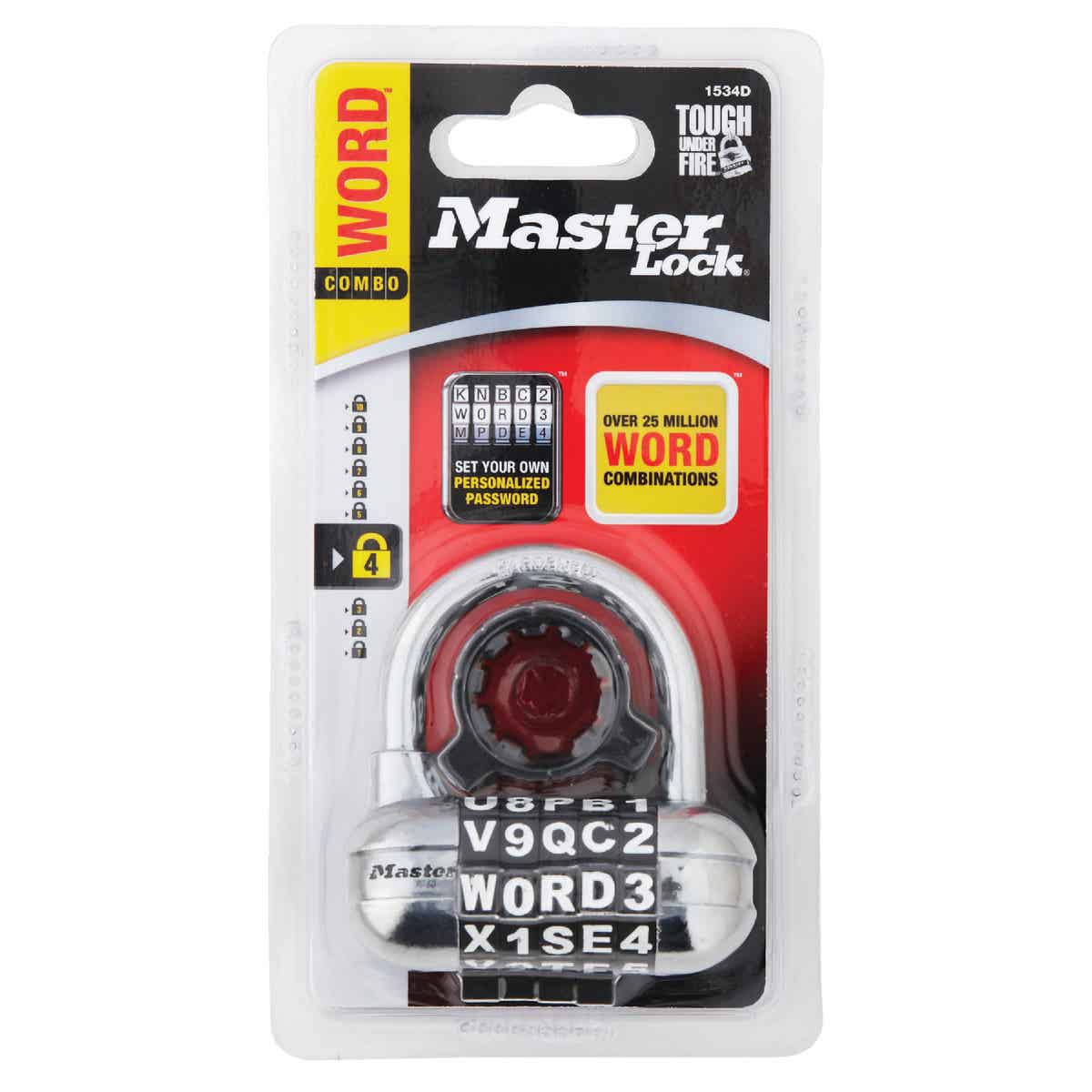 Master Lock 2-1/2 In. Steel Bike & Locker Combination Lock Image 2