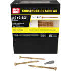 Grip-Rite 2-1/2 In. x 9 ga Star Drive Dual Flat Head Coarse Thread Yellow Zinc Coated General Construction Screw (5 Lb.) Image 1