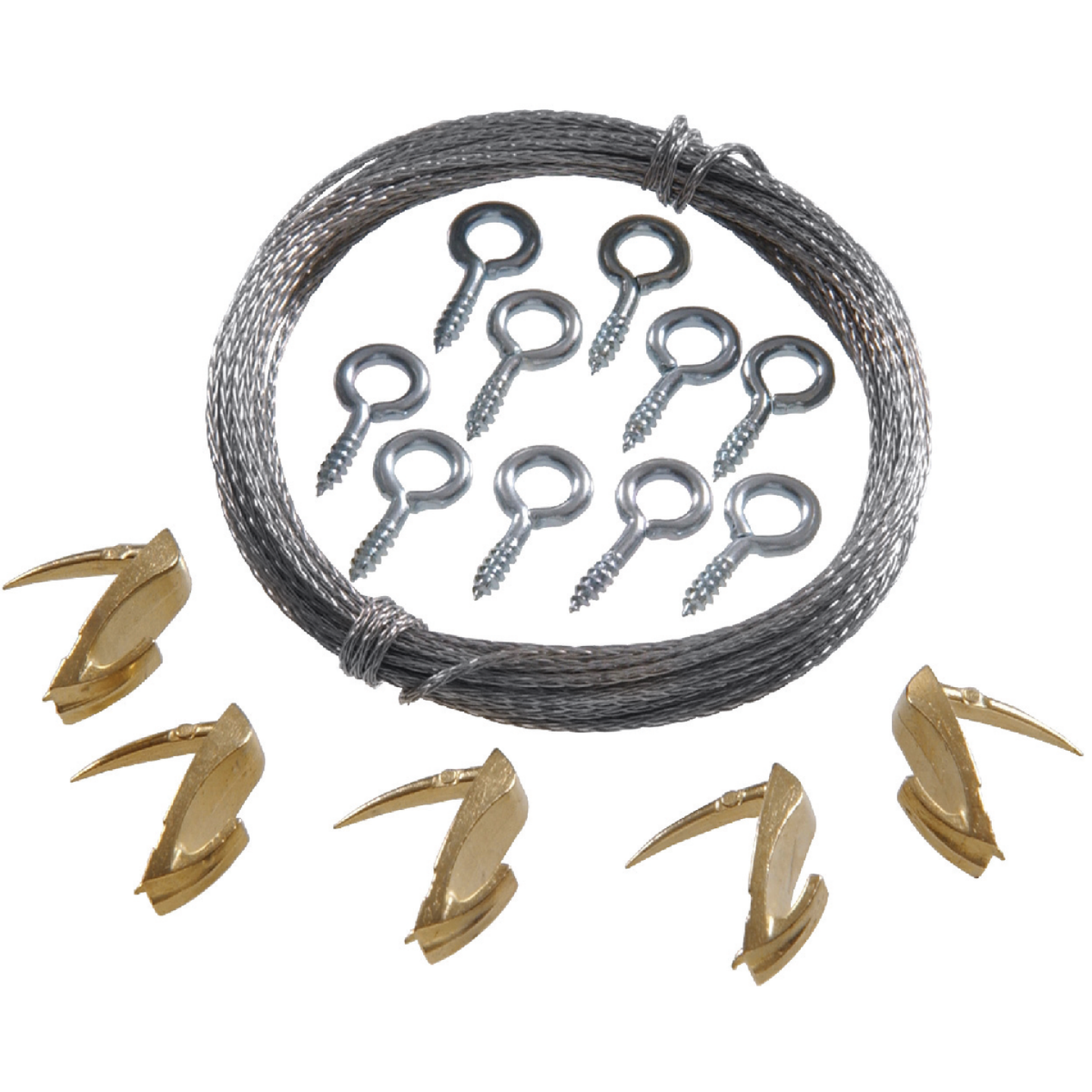 Hillman Anchor Wire 15 Lb. Capacity Wallbiter Picture Hanging Kit Image 1