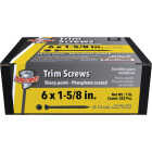 Pro-Twist 1-5/8 In. x 6 ga Phosphate Coated Trim Head Screw (1 Lb.) Image 1