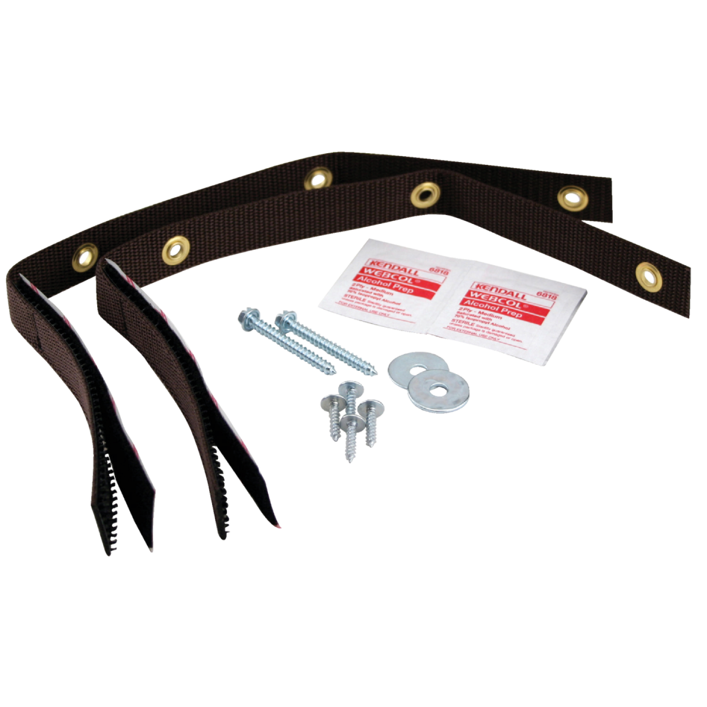 QuakeHold 15 In. Antique Brown Anti-Fall Furniture Straps (2 Count) Image 1