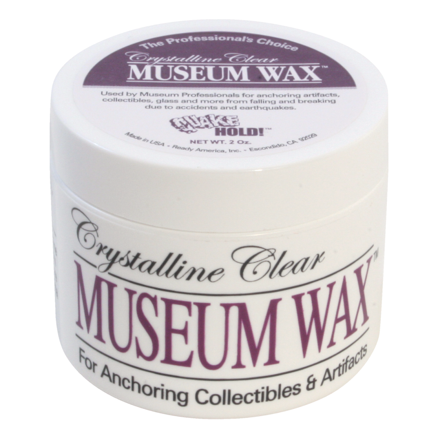 Quake Hold 2 Oz. Museum Wax Image 1