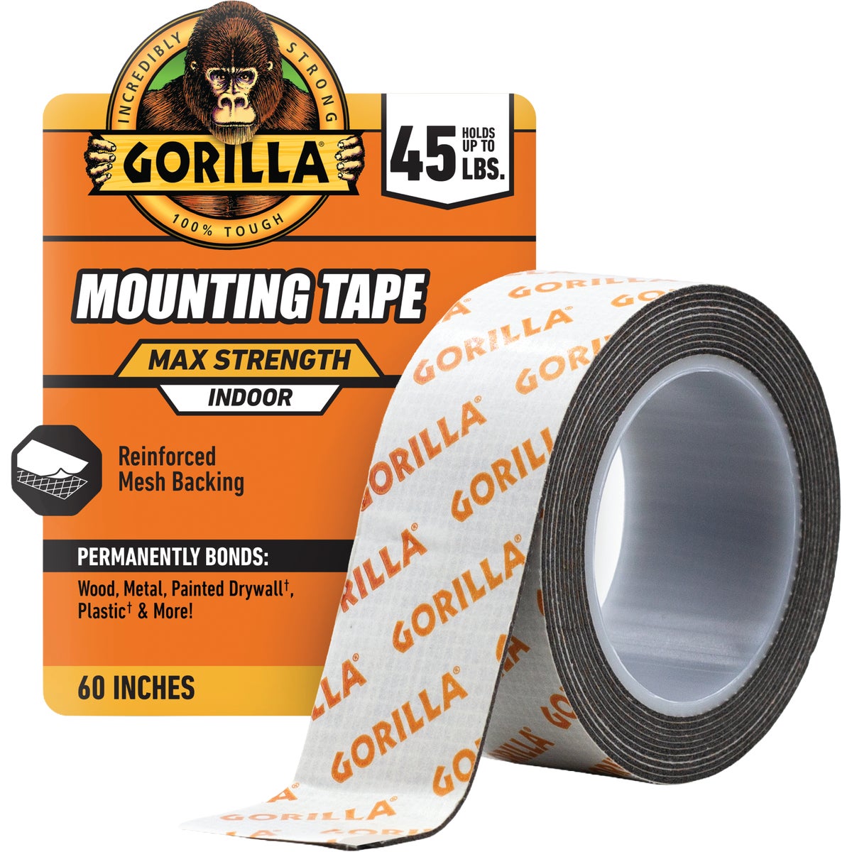 Gorilla 1 In. x 60 In. Max Strength Mounting Tape