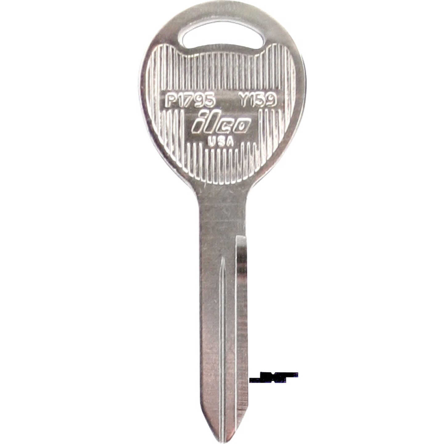 ILCO Chrysler Nickel Plated Automotive Key Y159 / P1795 (10-Pack) Image 1