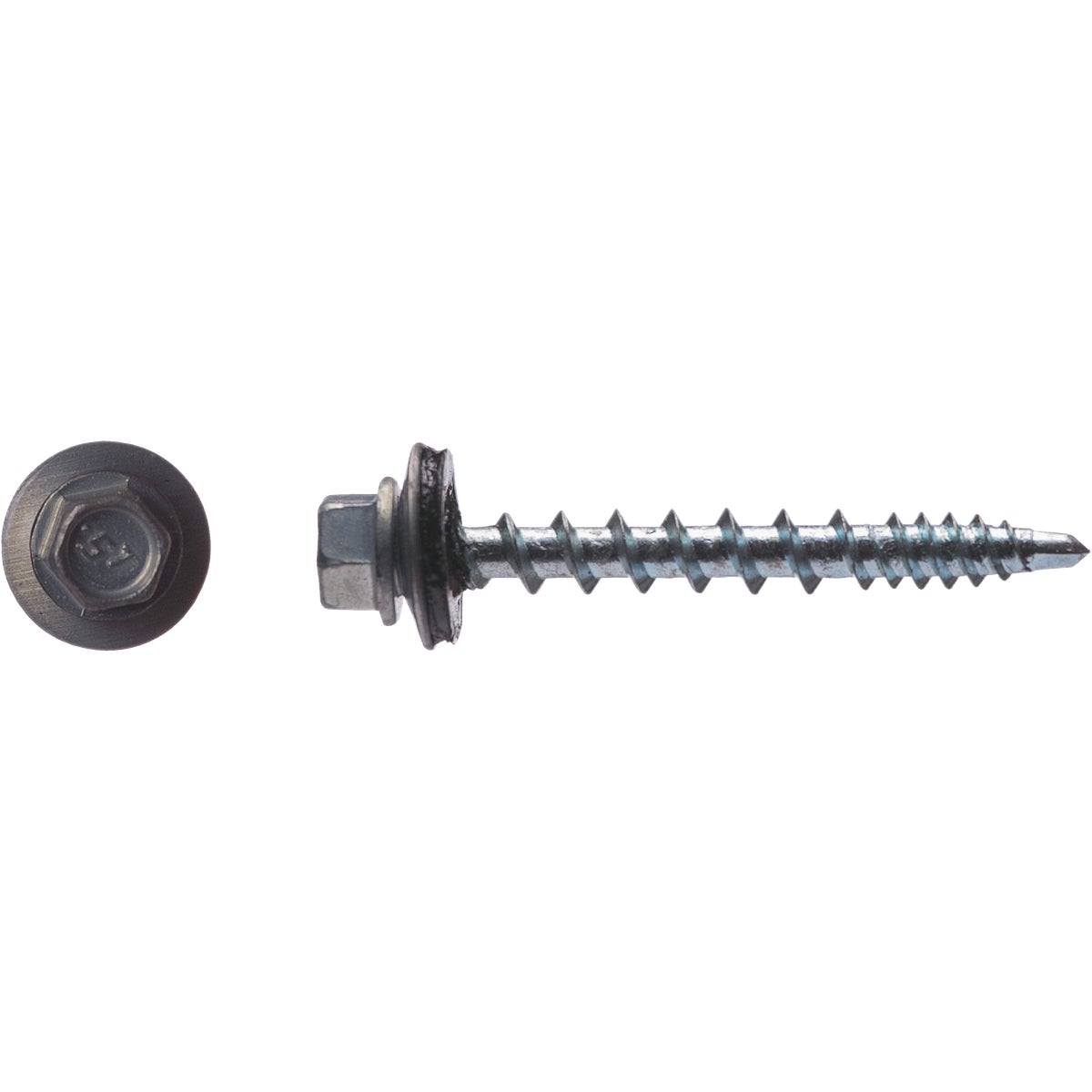 Big Timber #10 x 1-1/2 In. Hex Head Zinc Metal Roofing Screw (100-Count) Image 2
