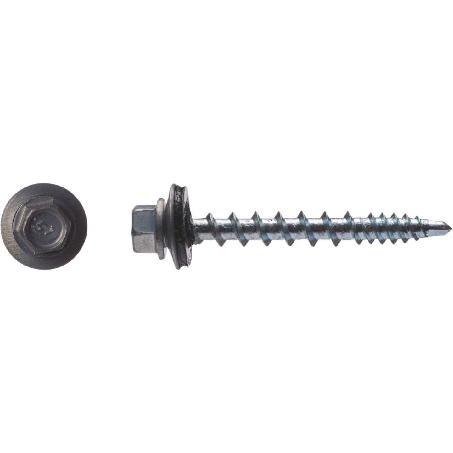 Big Timber #10 x 1-1/2 In. Hex Head Zinc Metal Roofing Screw (100-Count) Image 2