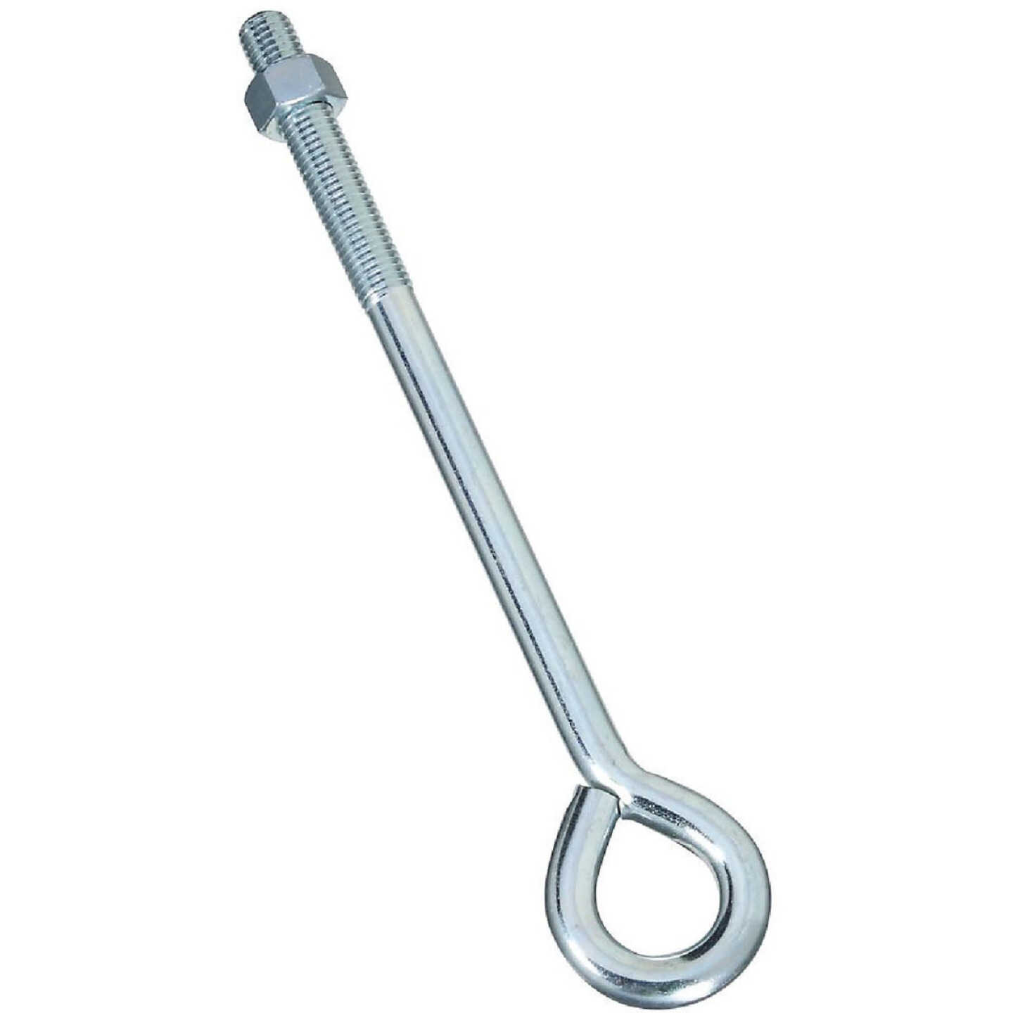 National Hardware 5/8 In. x 12 In. Zinc Eye Bolt with Hex Nut Image 1
