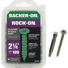 Backer-On Rock-On #9 x 2-1/4 In. Star Drive Cement Board Screws (100-Count) Image 1