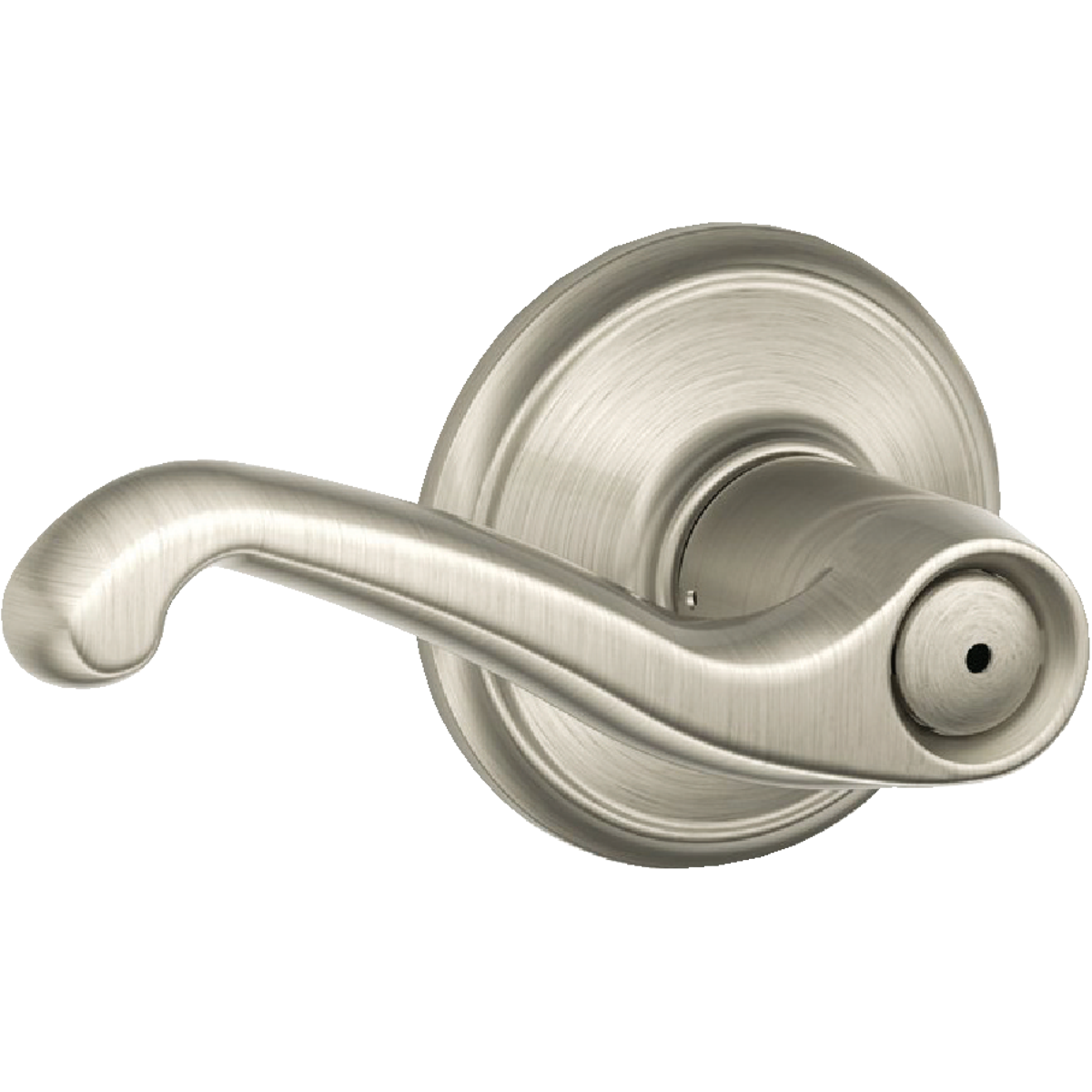 Schlage Flair Satin Nickel Privacy Door Lever