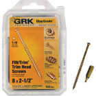 GRK #8 x 2-1/2 In. Star Drive Steel Trim Screw (100-Count) Image 1