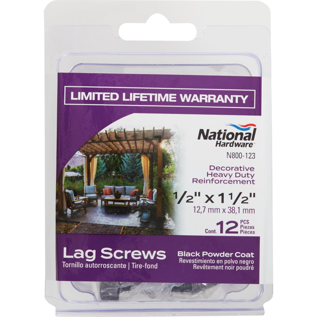 National Hardware Structural Lag Screw (12-Count) Image 2