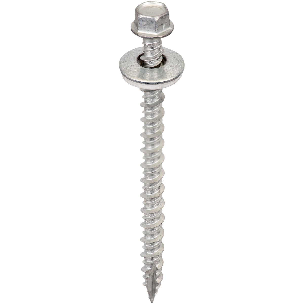 Acorn International 2-1/2 In. Washered Galvanized Metal To Wood Screw (250-Count)