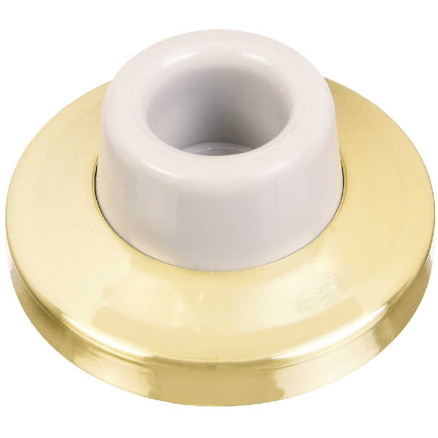 National Hardware Brass Wall Door Stop Image 1