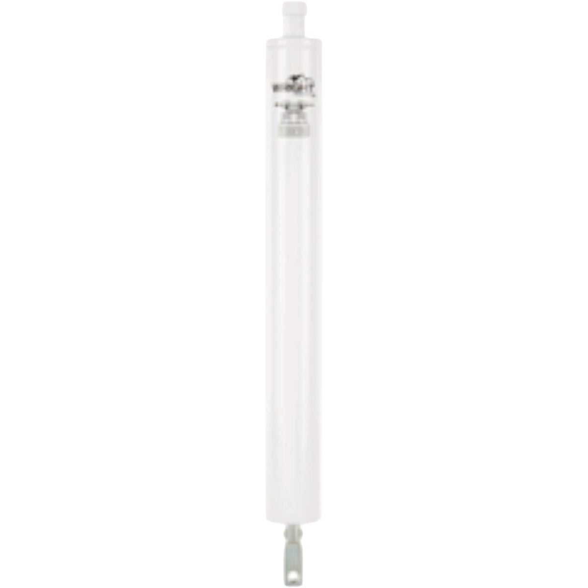 Wright Standard Duty White Pneumatic Storm Door Closer with Thumbscrew