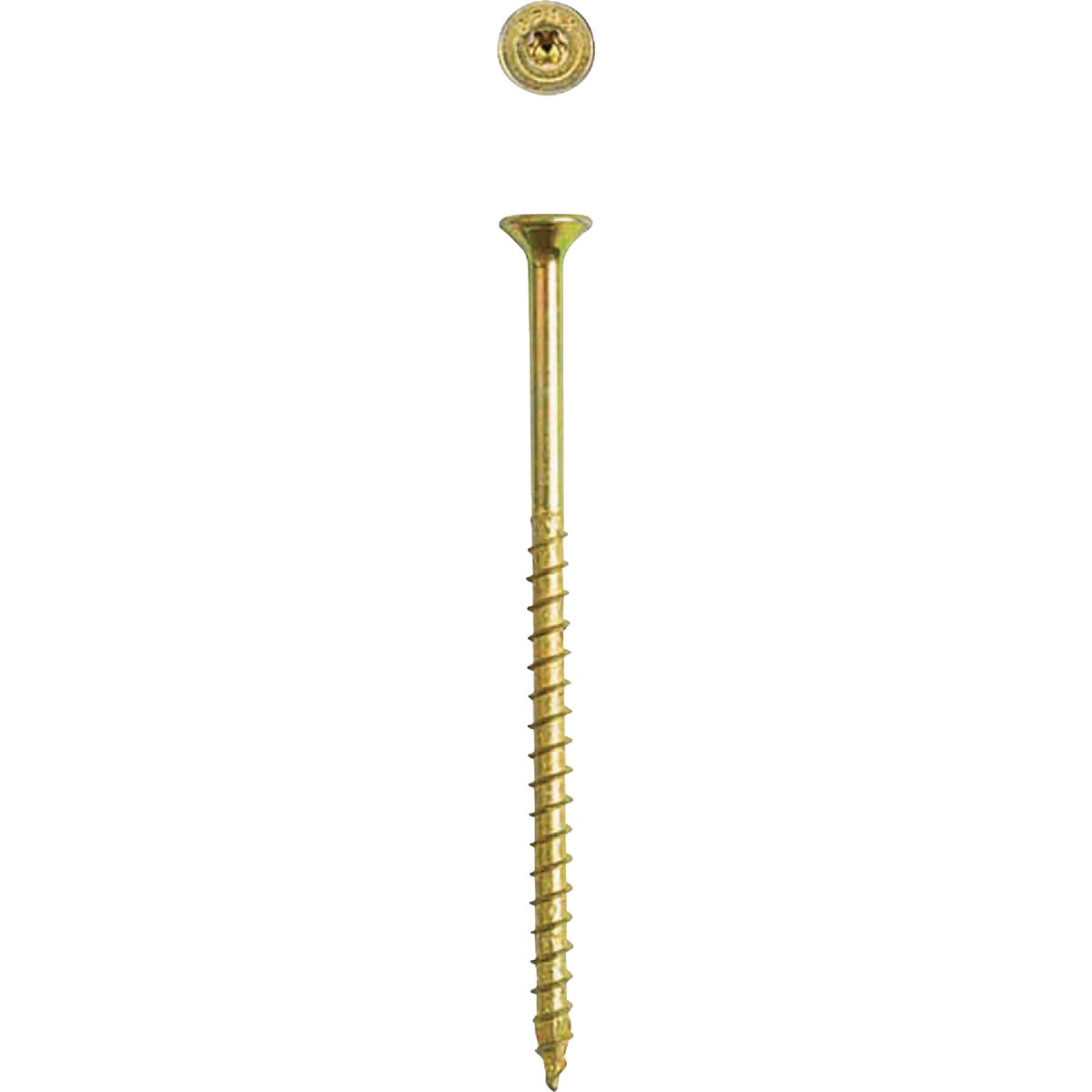 SPAX #10 x 3-1/2 In. T20 Plus Flat Head Yellow Zinc (Interior) Wood Screw (170-Count)