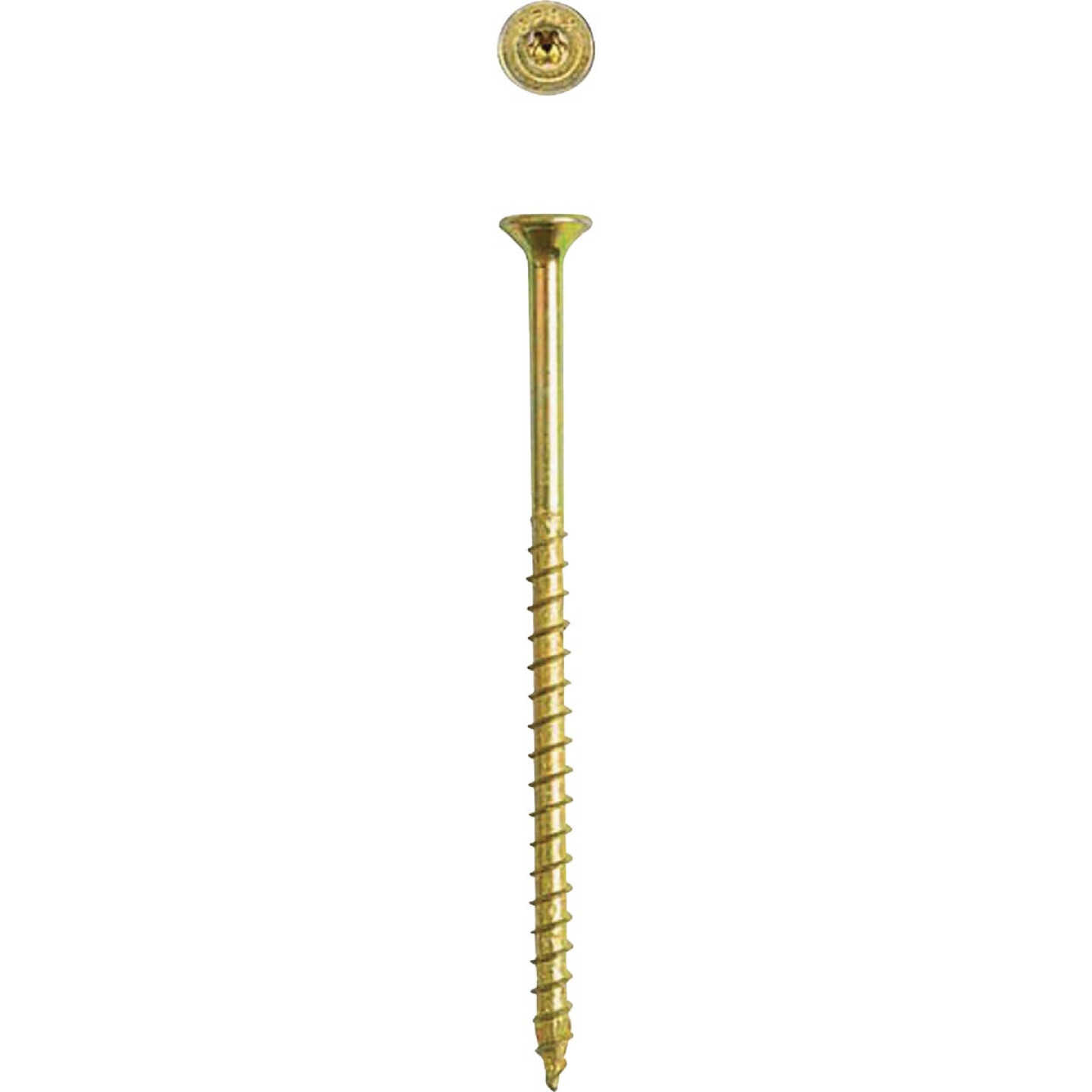 SPAX #10 x 3-1/2 In. T20 Plus Flat Head Yellow Zinc (Interior) Wood Screw (170-Count) Image 1