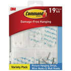 Command Clear Strips, Wire Hooks & Wall Hooks Variety Kit, 53-Pack Image 1