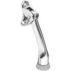 National Hardware 4 In. Chrome Kickdown Door Holder Image 1