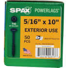 SPAX PowerLags 5/16 In. x 10 In. T40 Washer Head HCR (Exterior Rated) Lag Screw (50-Count) Image 4