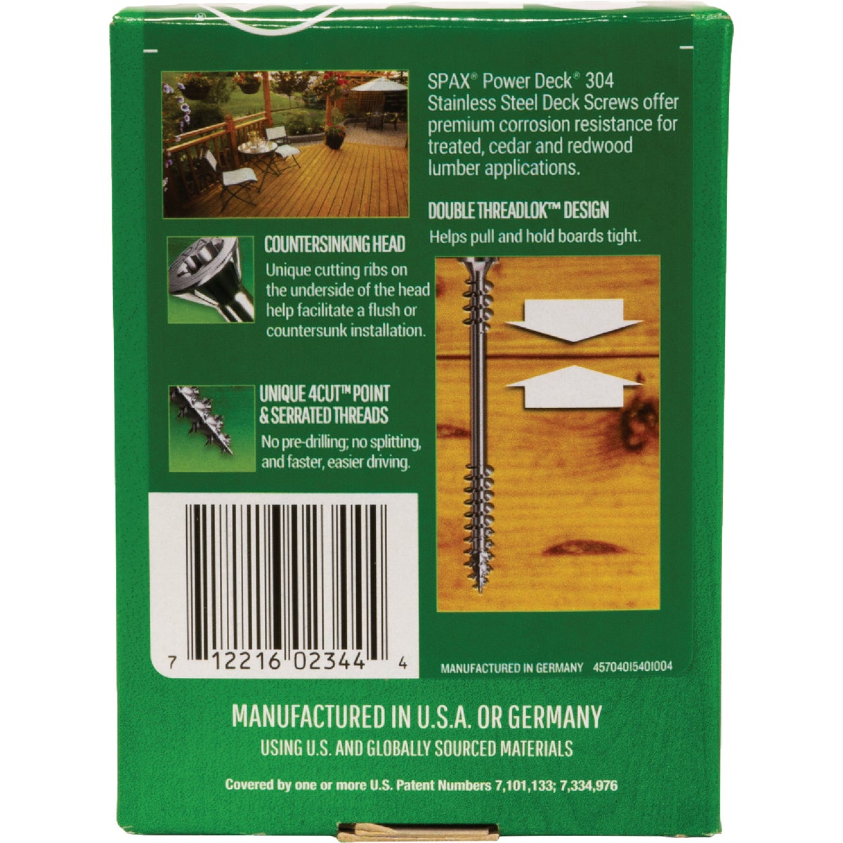 SPAX PowerDeck #8 x 1-5/8 In. T20 Plus Trim Head 304 Stainless Steel (Exterior Rated) Deck Screw (170-Count) Image 7
