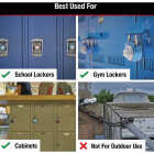 Master Lock 1-7/8 In. Combination Dial Padlock with Aluminum Cover Image 3