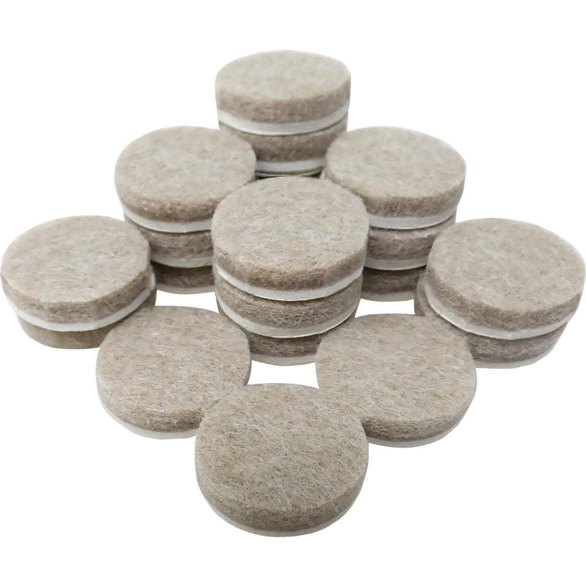 Super Sliders 3/4 In. Round Beige Felt Furniture Pads (20-Piece) Image 8