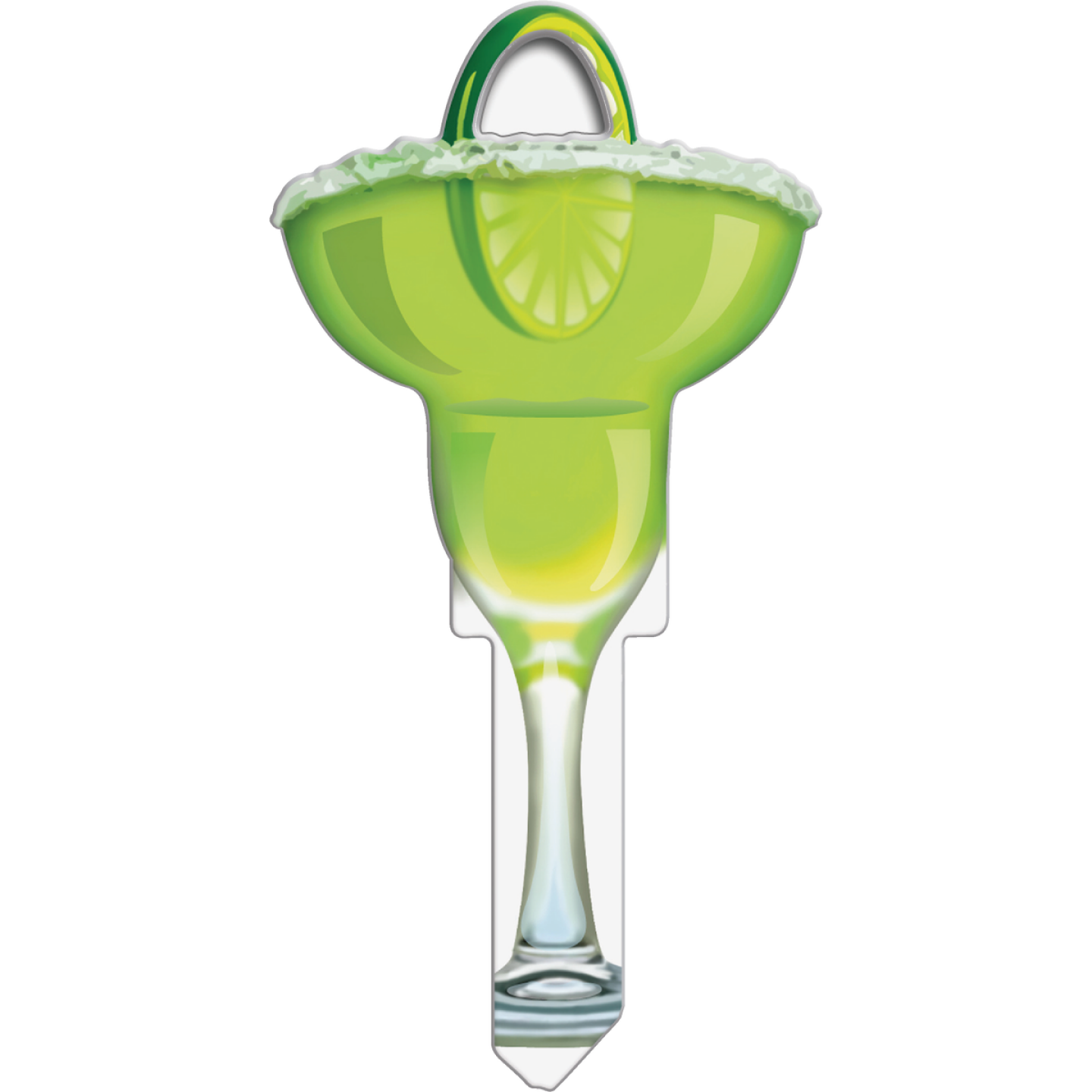 Lucky Line Margarita Design Decorative House Key, KW11 Image 1