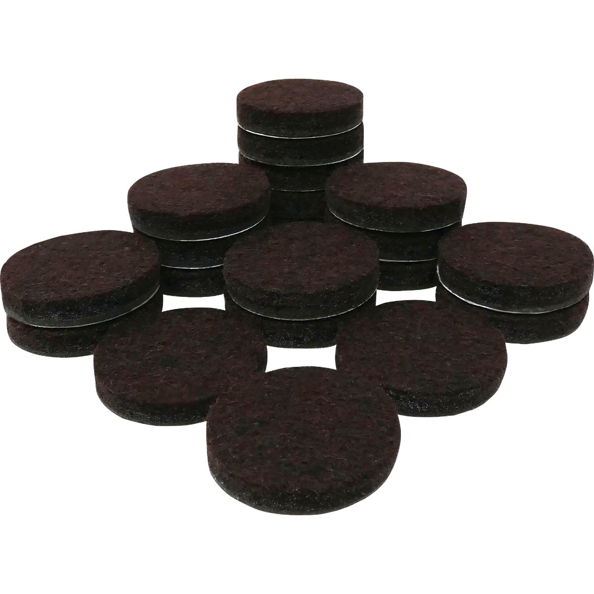 Super Sliders 3/4 In. Round Brown Felt Furniture Pads (20-Piece) Image 8
