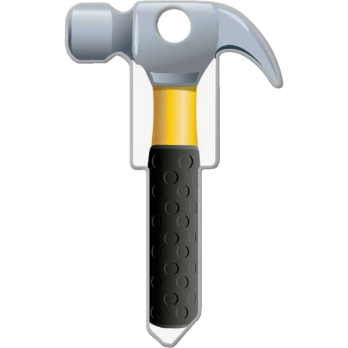 Lucky Line Hammer Design Decorative House Key, SC1  Image 1