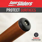 Super Sliders 1 In. Anti-Skid Screw-On Beige Furniture Pad (4-Piece) Image 5