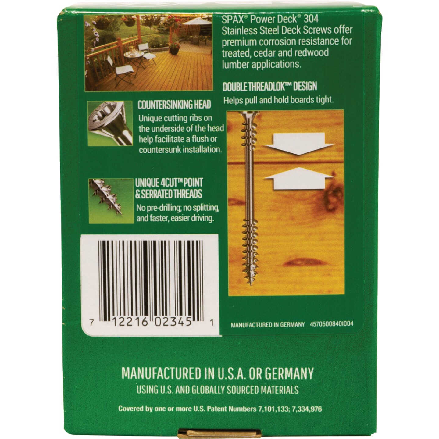 SPAX PowerDeck #10 x 2-1/2 In. T20 Plus Trim Head 304 Stainless Steel (Exterior Rated) Deck Screw (83-Count) Image 7