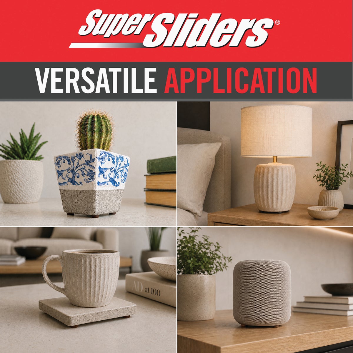 Super Sliders 3/8 In. Round Brown Felt Furniture Pads (84-Piece) Image 6