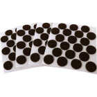 Super Sliders 3/8 In. Round Brown Felt Furniture Pads (84-Piece) Image 8
