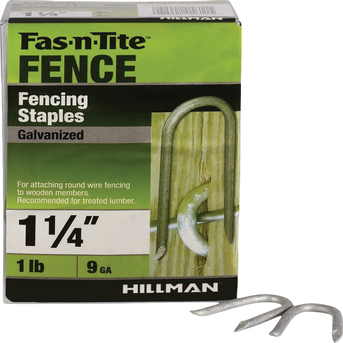 Hillman Fas-n-Tite 1-1/2 In. Hot Dipped Galvanized Fence Staples (1 Lb.)