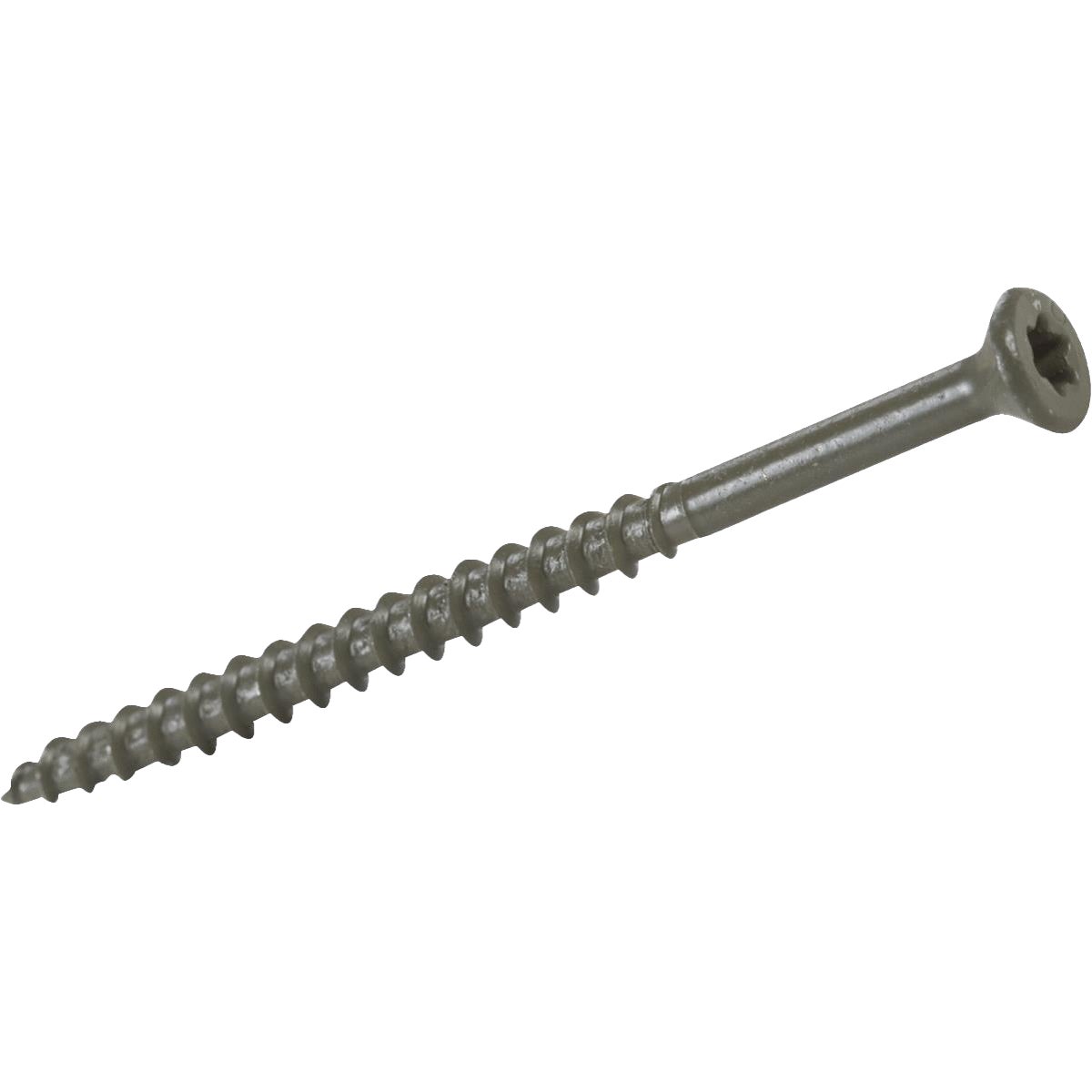 Do it Best PrimeGuard Plus #8 x 1-5/8 In. Star Drive Green Wood Deck Screw (25 Lb.)