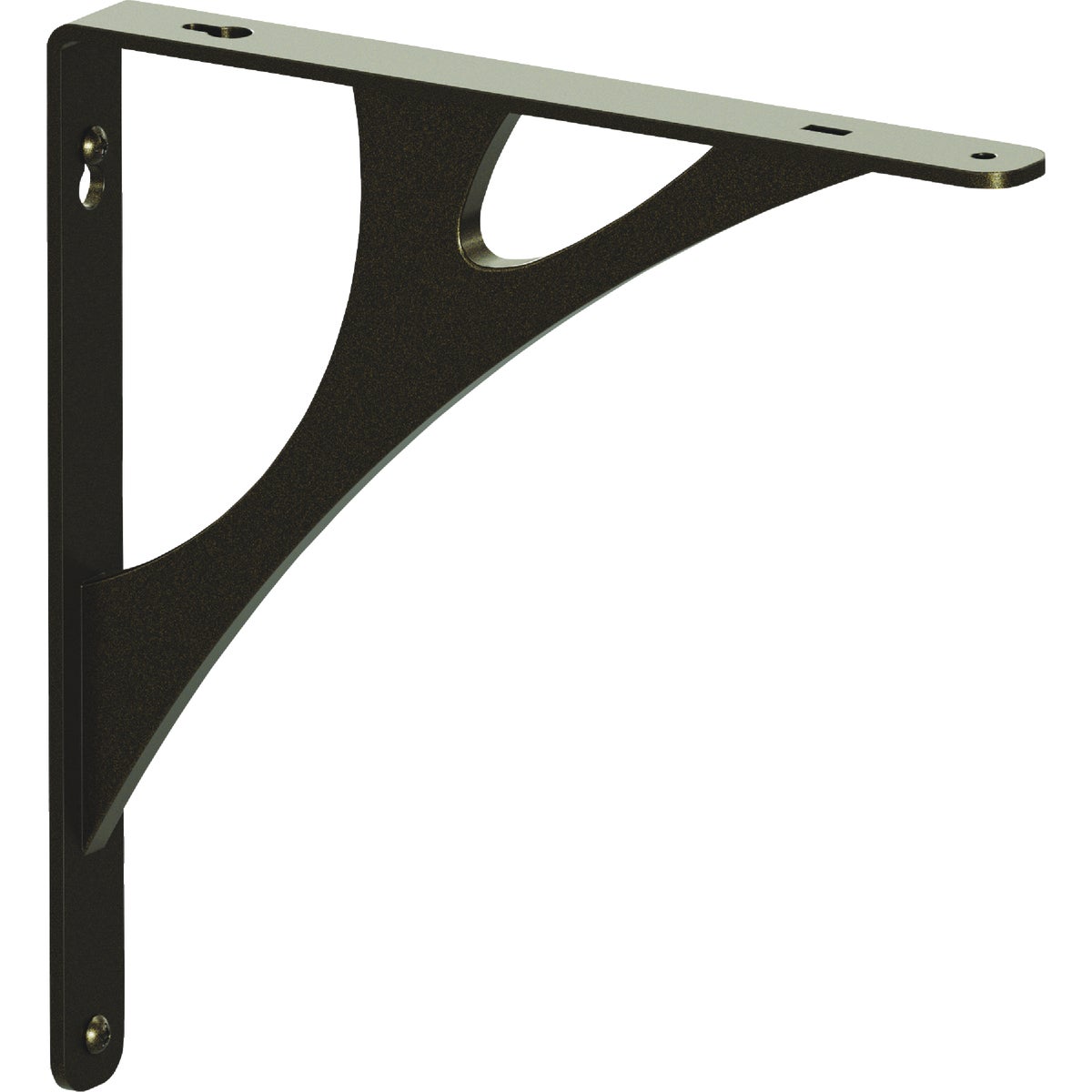 Knape & Vogt Manhattan 12 In. Bronze Decorative Bracket