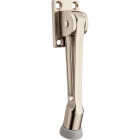 National Hardware 5 In. Satin Nickel Kickdown Door Stop Image 1
