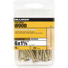 Hillman Fas-n-Tite #6 x 1-5/8 In. Phillips Bugle Head Interior Construction Wood Screw (75-Count) Image 1