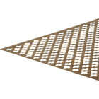 Hillman SteelWorks 0.020 In. x 24 In. x 36 In. Anodized Aluminum Gold Cloverleaf Decorative Sheet Image 1