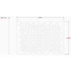 Hillman SteelWorks 0.020 In. x 24 In. x 36 In. Anodized Aluminum Gold Cloverleaf Decorative Sheet Image 3