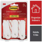 Command Large Wire Hook, White, 3 Hooks, 8 Strips Image 1