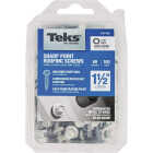 Teks #9 x 1-1/2 In. Hex Washer Head Sharp Point Metal to Wood White Roofing Screw (100-Count) Image 1