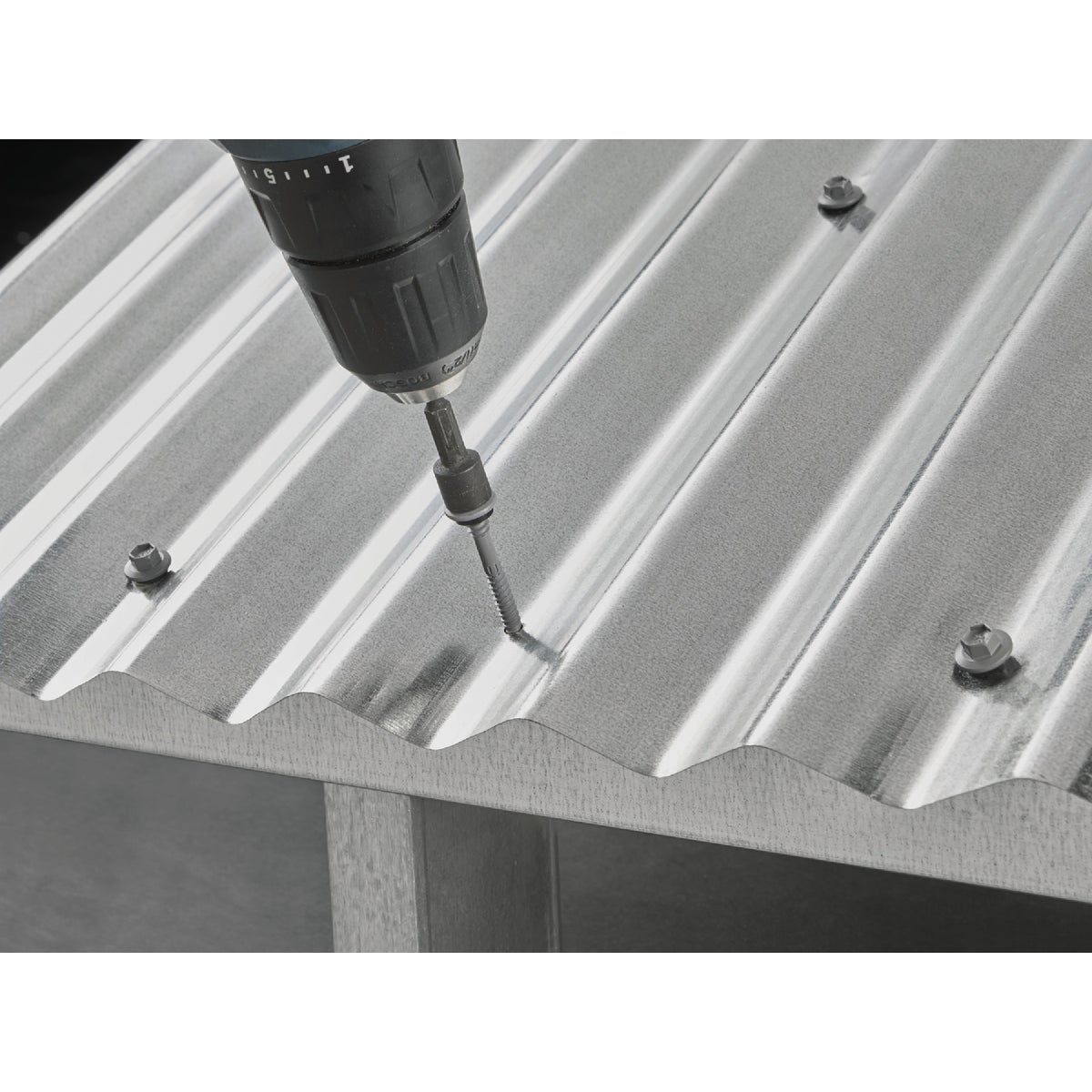 Teks Elite #12 x 1 In. Hex Washer Head Sharp Point Metal to Wood Roofing Screw (120-Count) Image 2