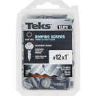 Teks Elite #12 x 1 In. Hex Washer Head Sharp Point Metal to Wood Roofing Screw (120-Count) Image 4