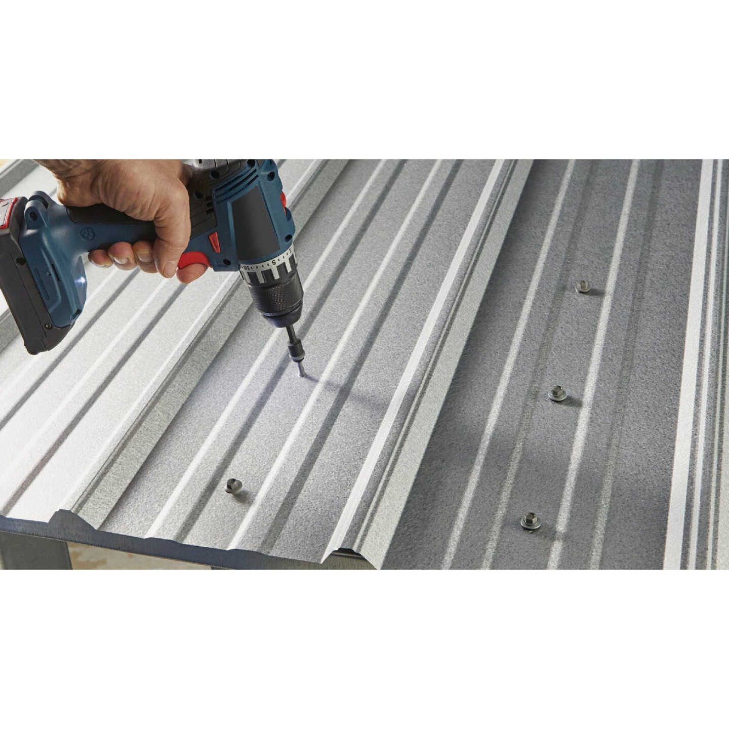 Teks Elite #12 x 1 In. Hex Washer Head Sharp Point Metal to Wood Roofing Screw (120-Count) Image 3