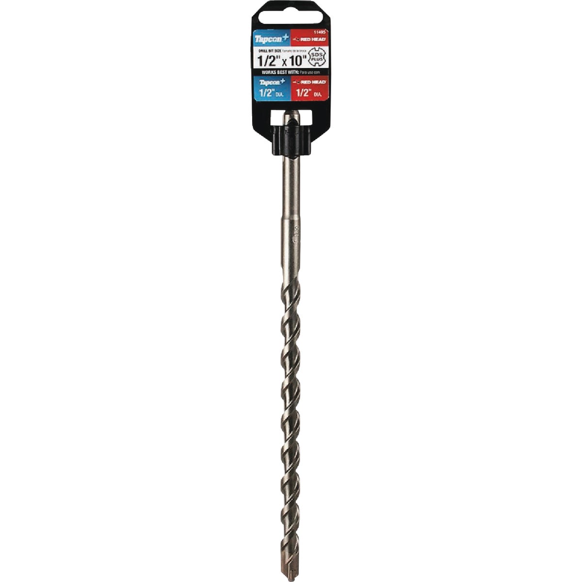 Tapcon 1/2 In. x 10 In. SDS-Plus Rotary Hammer Drill Bit