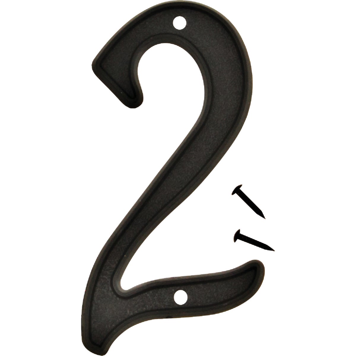 Hy-Ko 4 In. Black House Number Two Image 1