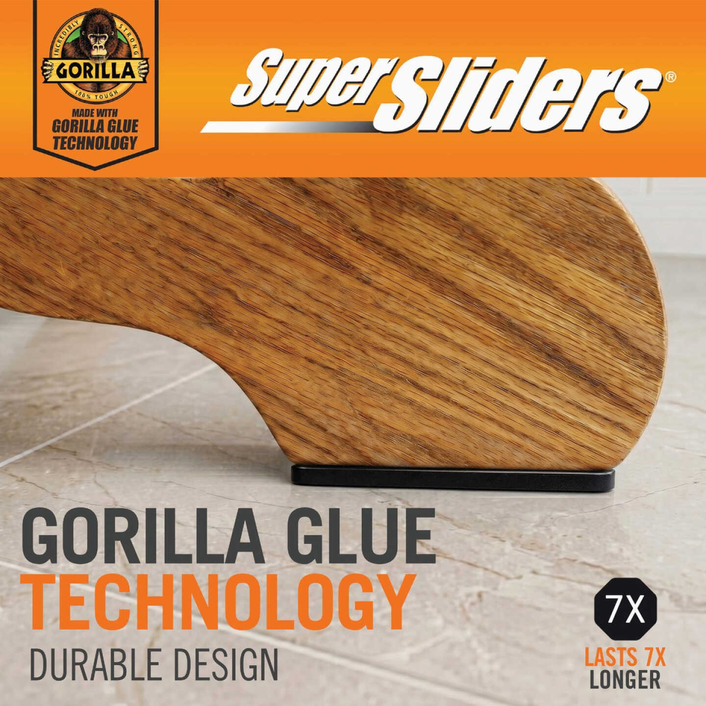 Super Sliders Gorilla Glue 4 1/2 In. x 6 In. Stay Put Blankets (2-Piece) Image 4