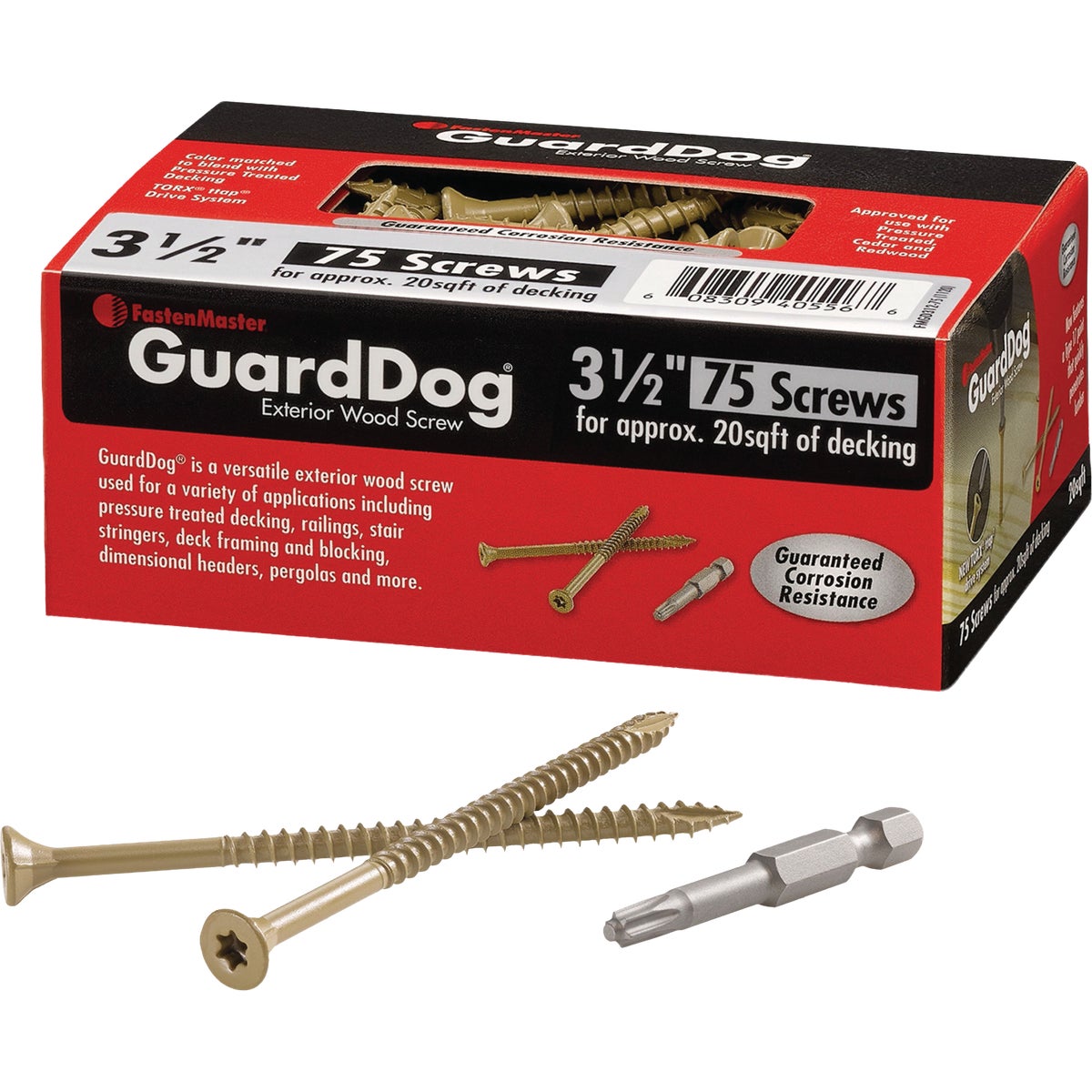 FastenMaster GuardDog 3-1/2 In. Deck Screw (75-Count)